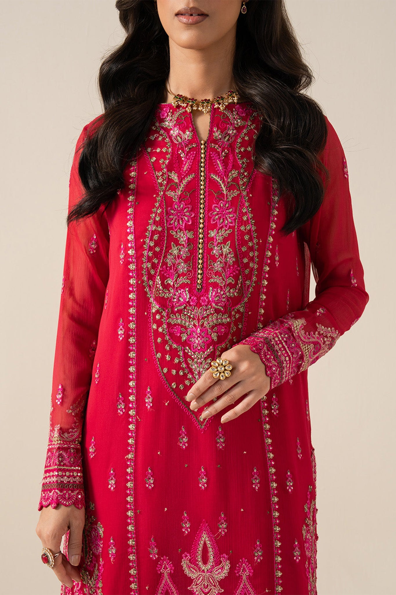 Zaib by Freesia Unstitched 3 Piece Chiffon Collection'2025-FS-50131-Varvara