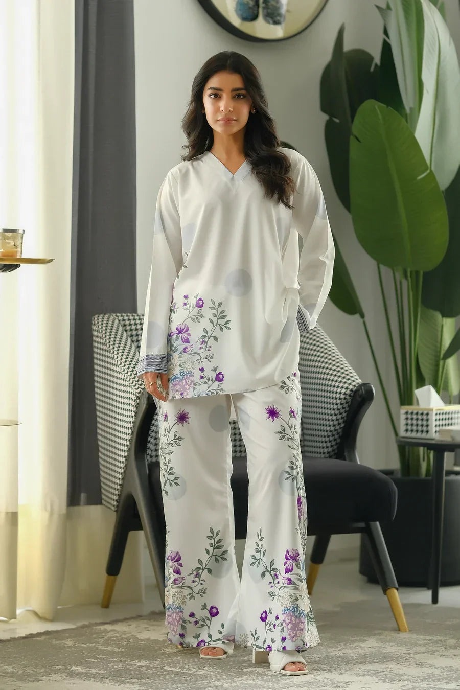 Yaaqot Stitched 2 Piece Lawn Collection-Sur Sabs Dgn # 08