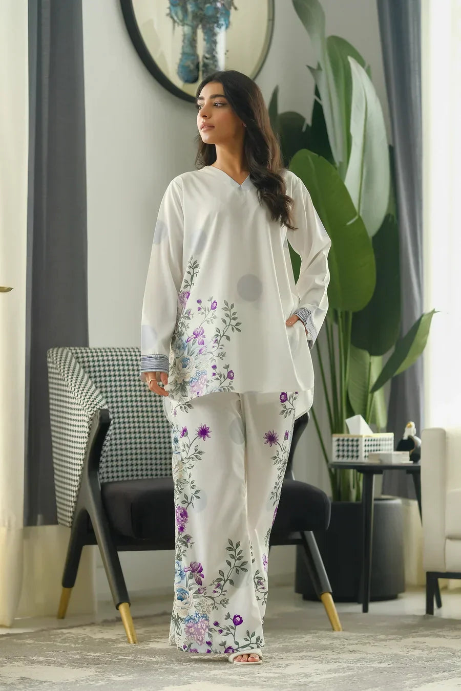 Zaib E Hoor SYAARA Co-Ords Stitched 2Pc Suit