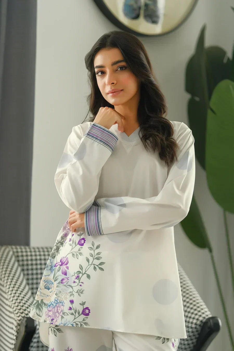 Zaib E Hoor SYAARA Co-Ords Stitched 2Pc Suit
