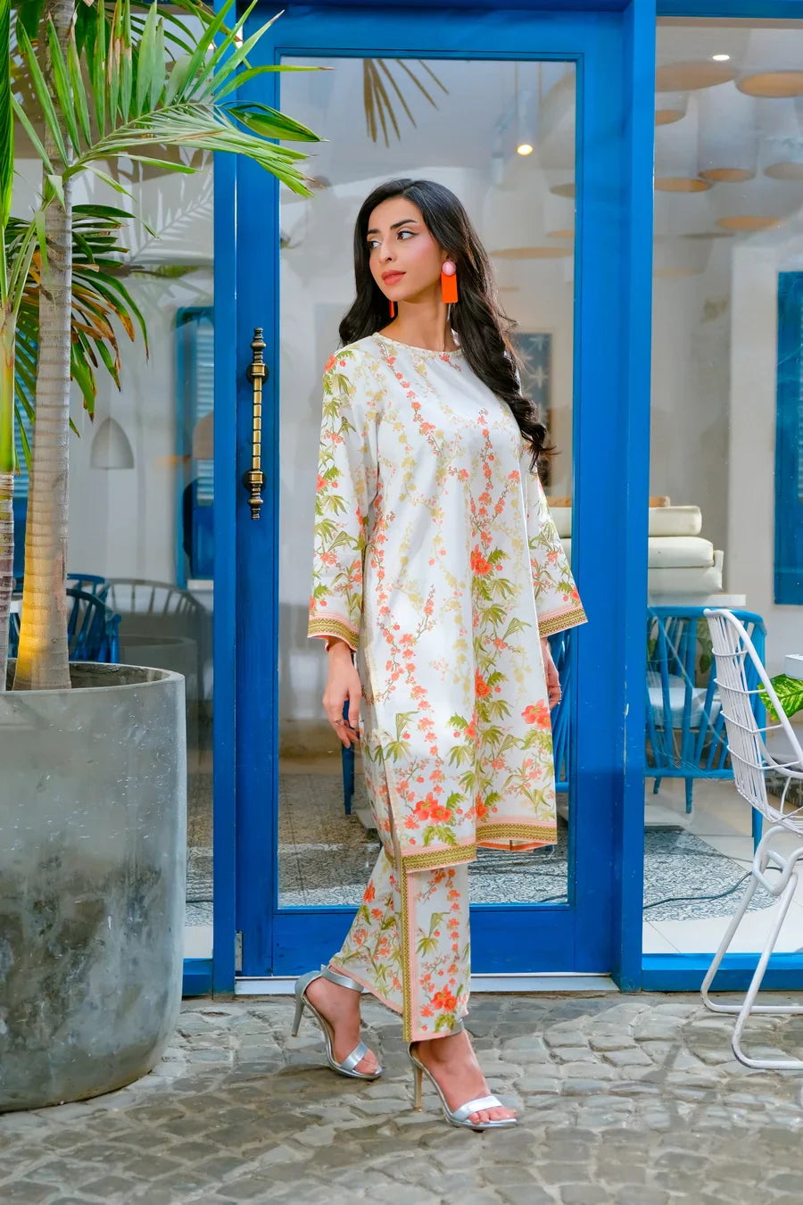 Amal Stitched 2 Piece Luxury Lawn Collection-Nyra