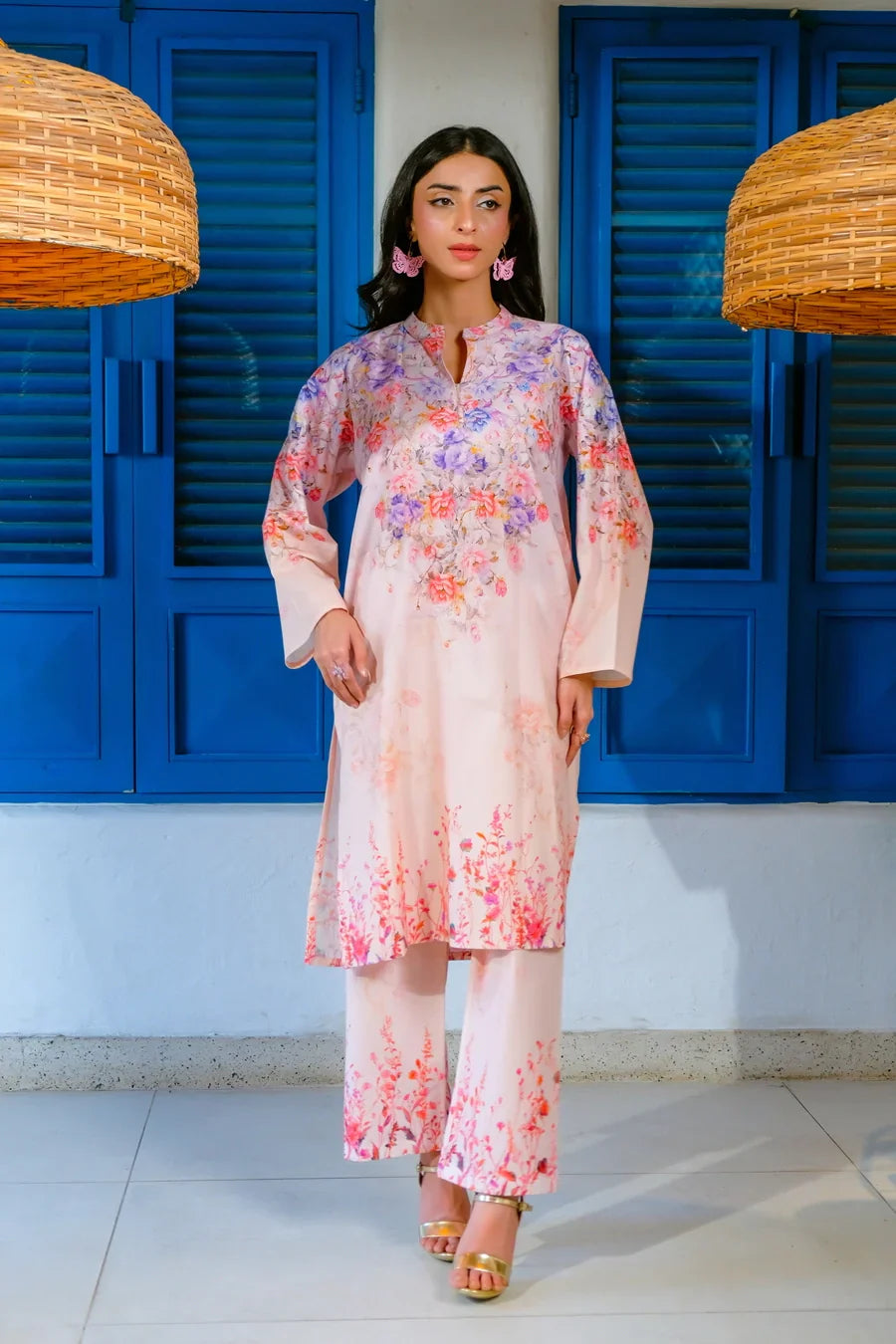 Amal Stitched 2 Piece Luxury Lawn Collection-Bloom