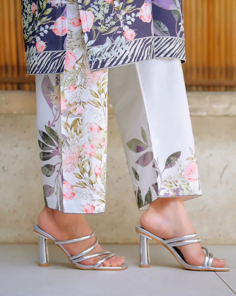 Amal Stitched 2 Piece Luxury Lawn Collection-Tiffany