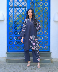 Amal Stitched 2 Piece Luxury Lawn Collection-Nebula