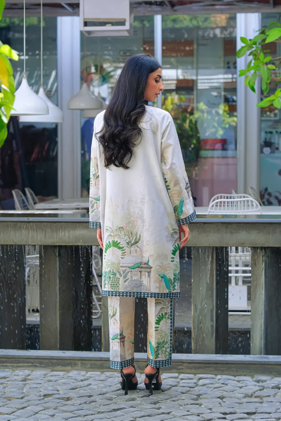 Amal Stitched 2 Piece Luxury Lawn Collection-Majestic