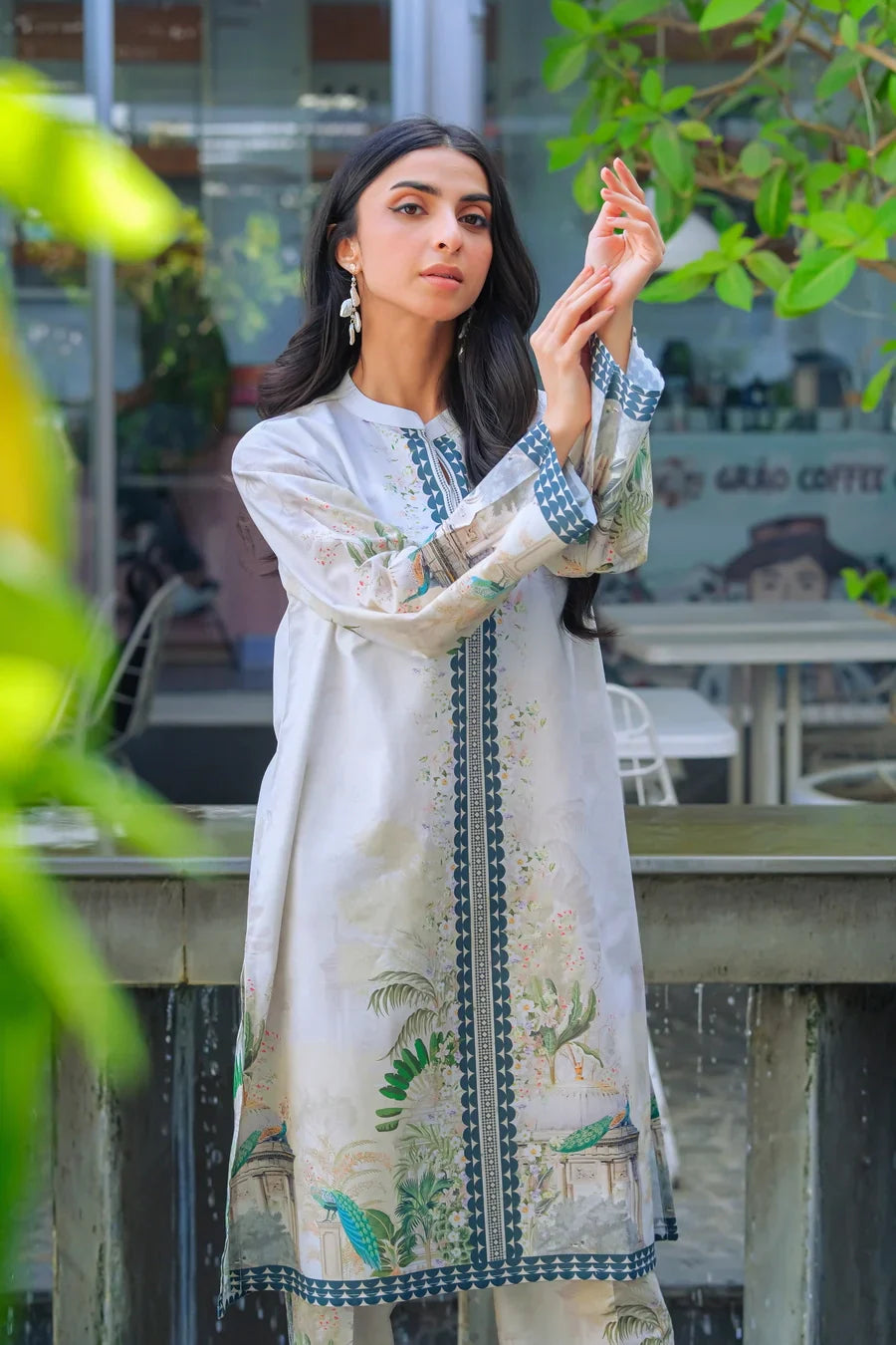 Amal Stitched 2 Piece Luxury Lawn Collection-Majestic