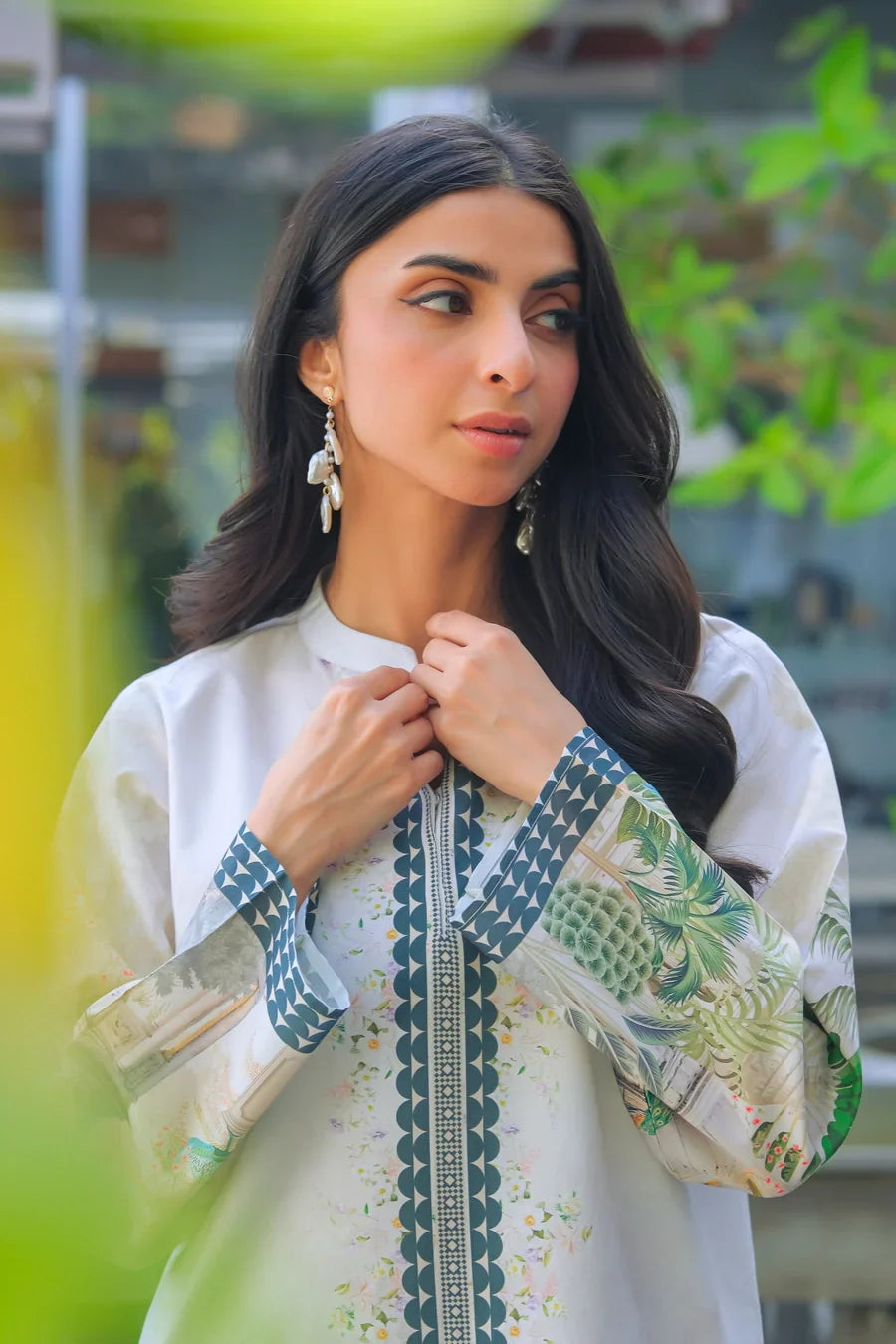 Amal Stitched 2 Piece Luxury Lawn Collection-Majestic