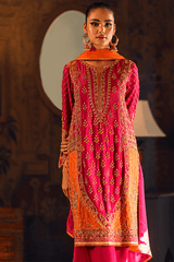 Qarmazi By Zaaviay Stitched Farzeen (Three Piece)