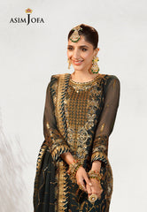 Asim Jofa Chamak Damak Pret Ajcdp-18 Embroidered Stitched 3 Pcs