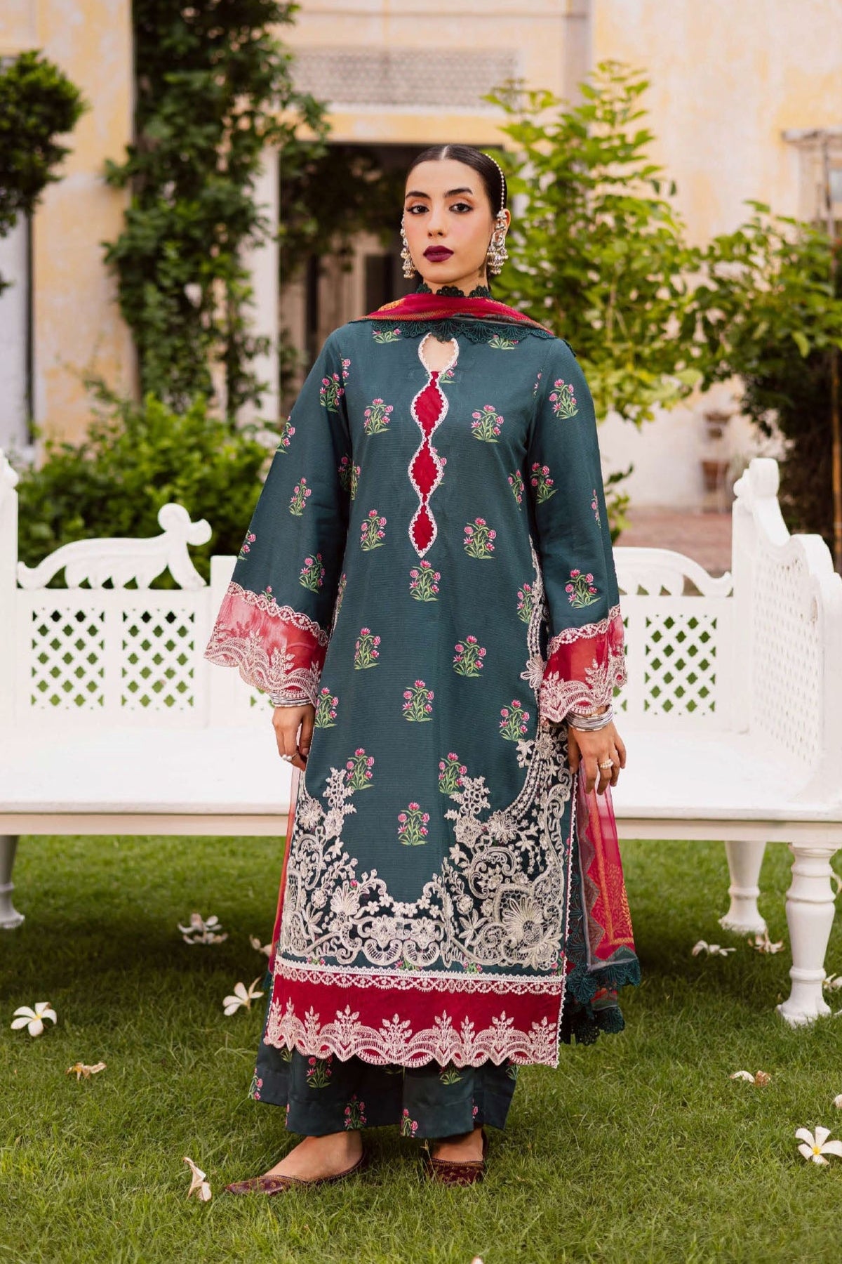 Gulzar By Mahnur Unstitched 3 Piece Winter Collection'2025-G-08