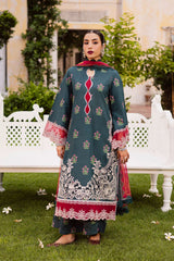 Gulzar By Mahnur Unstitched 3 Piece Winter Collection'2025-G-08