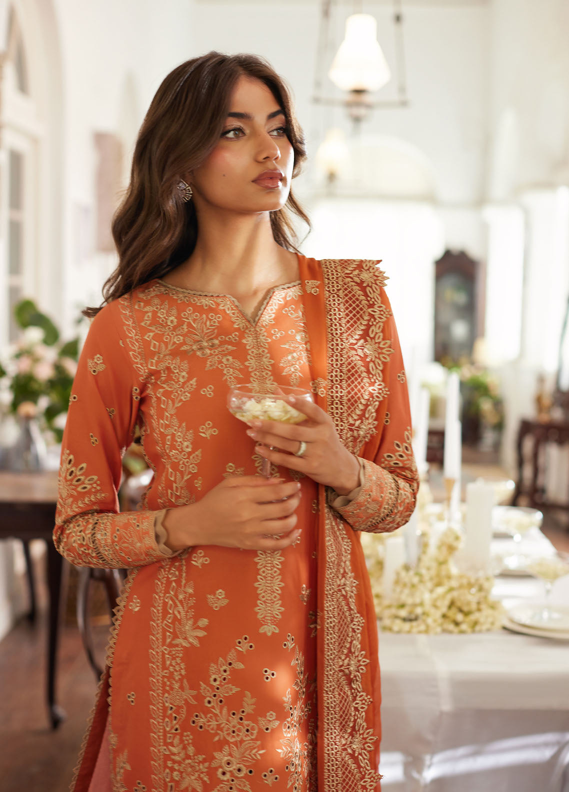 Lumiere By Gulaal Unstitched 3 Piece Chikankari Lawn Collection'2025-Solara