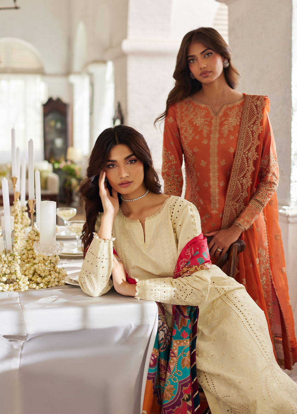 Lumiere By Gulaal Unstitched 3 Piece Chikankari Lawn Collection'2025-Solara