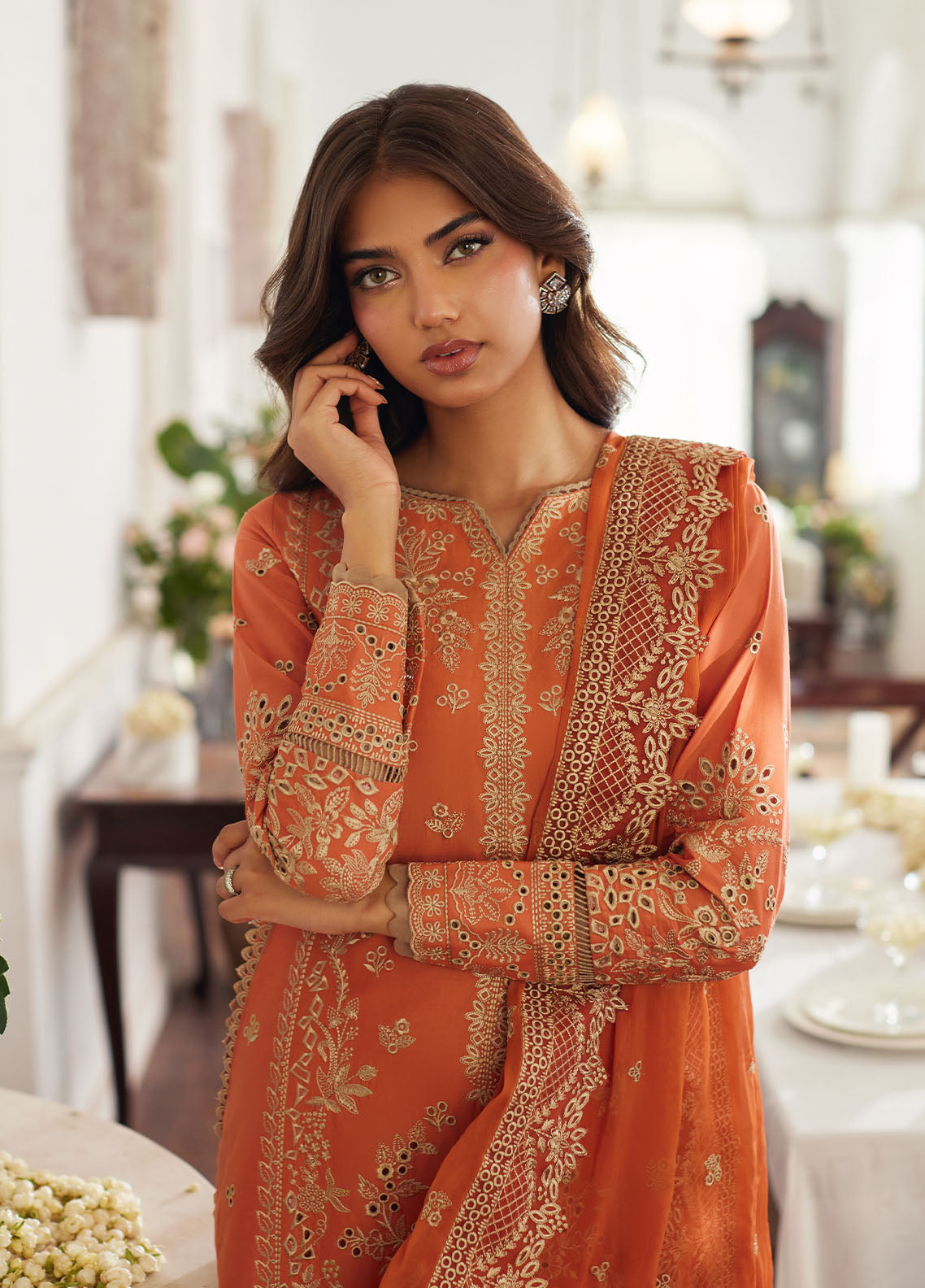 Lumiere By Gulaal Unstitched 3 Piece Chikankari Lawn Collection'2025-Solara