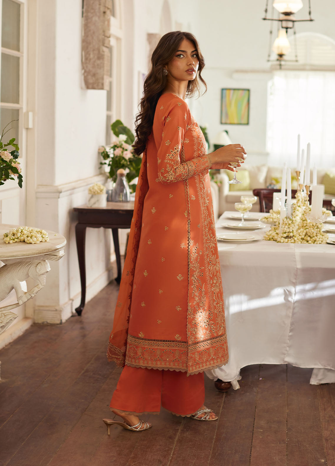 Lumiere By Gulaal Unstitched 3 Piece Chikankari Lawn Collection'2025-Solara