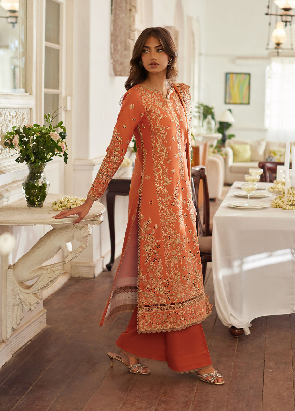 Lumiere By Gulaal Unstitched 3 Piece Chikankari Lawn Collection'2025-Solara