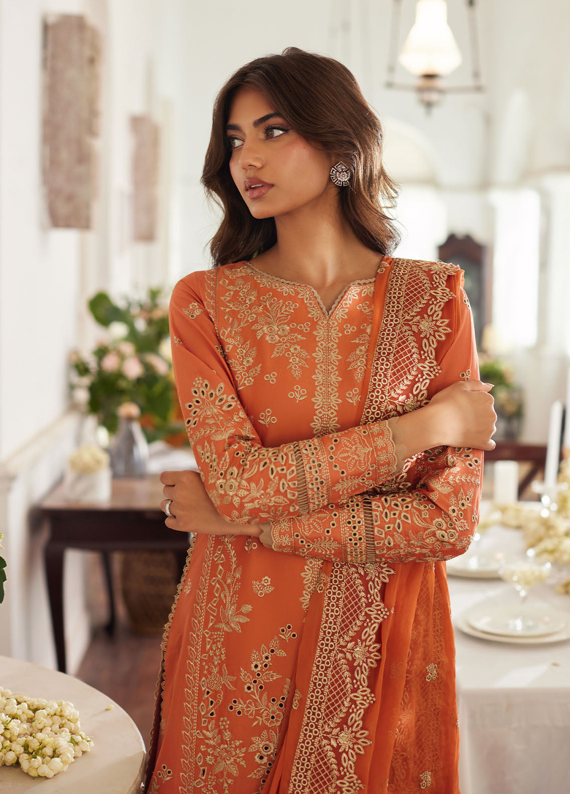 Lumiere By Gulaal Unstitched 3 Piece Chikankari Lawn Collection'2025-Solara