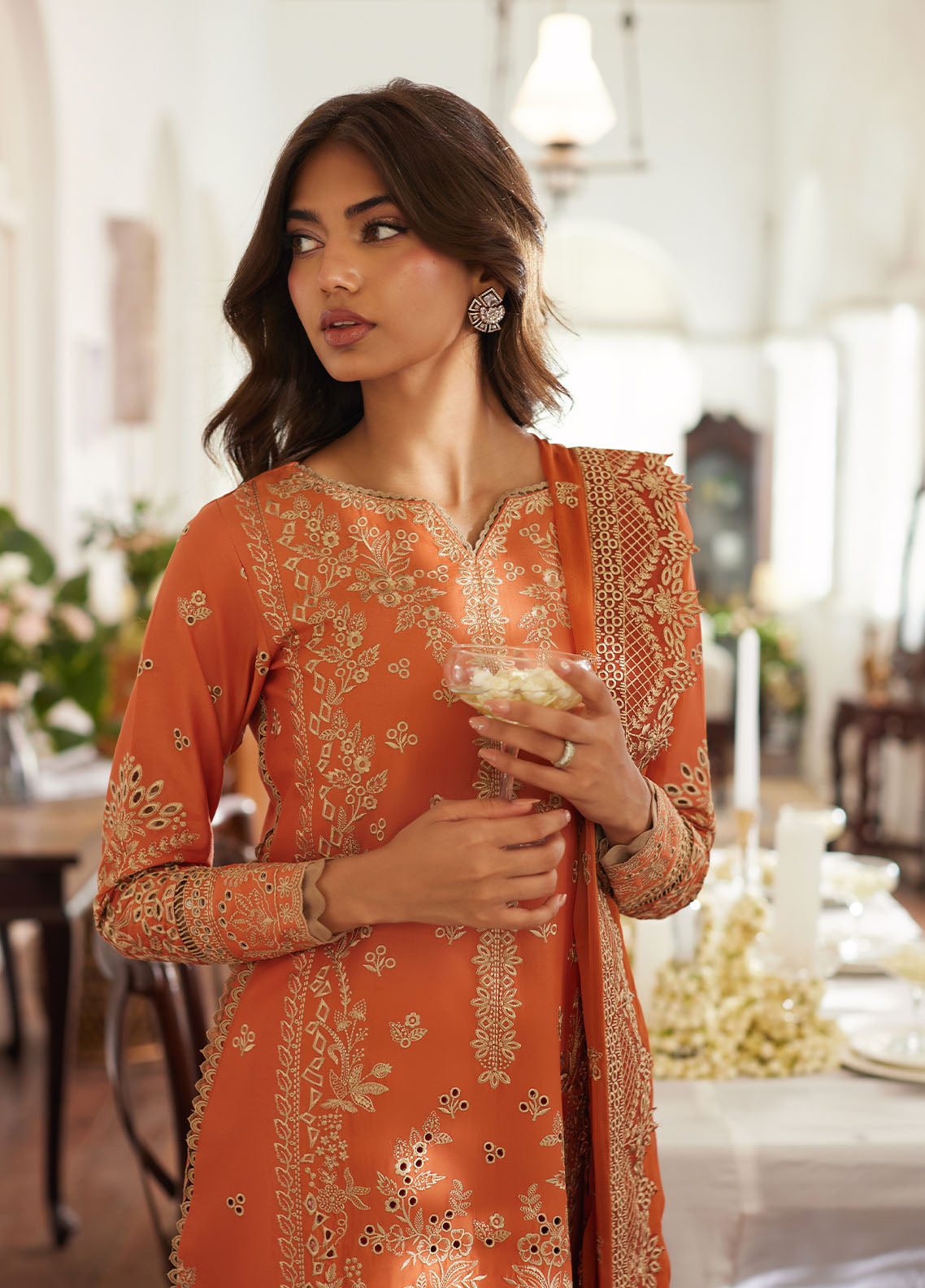 Lumiere By Gulaal Unstitched 3 Piece Chikankari Lawn Collection'2025-Solara