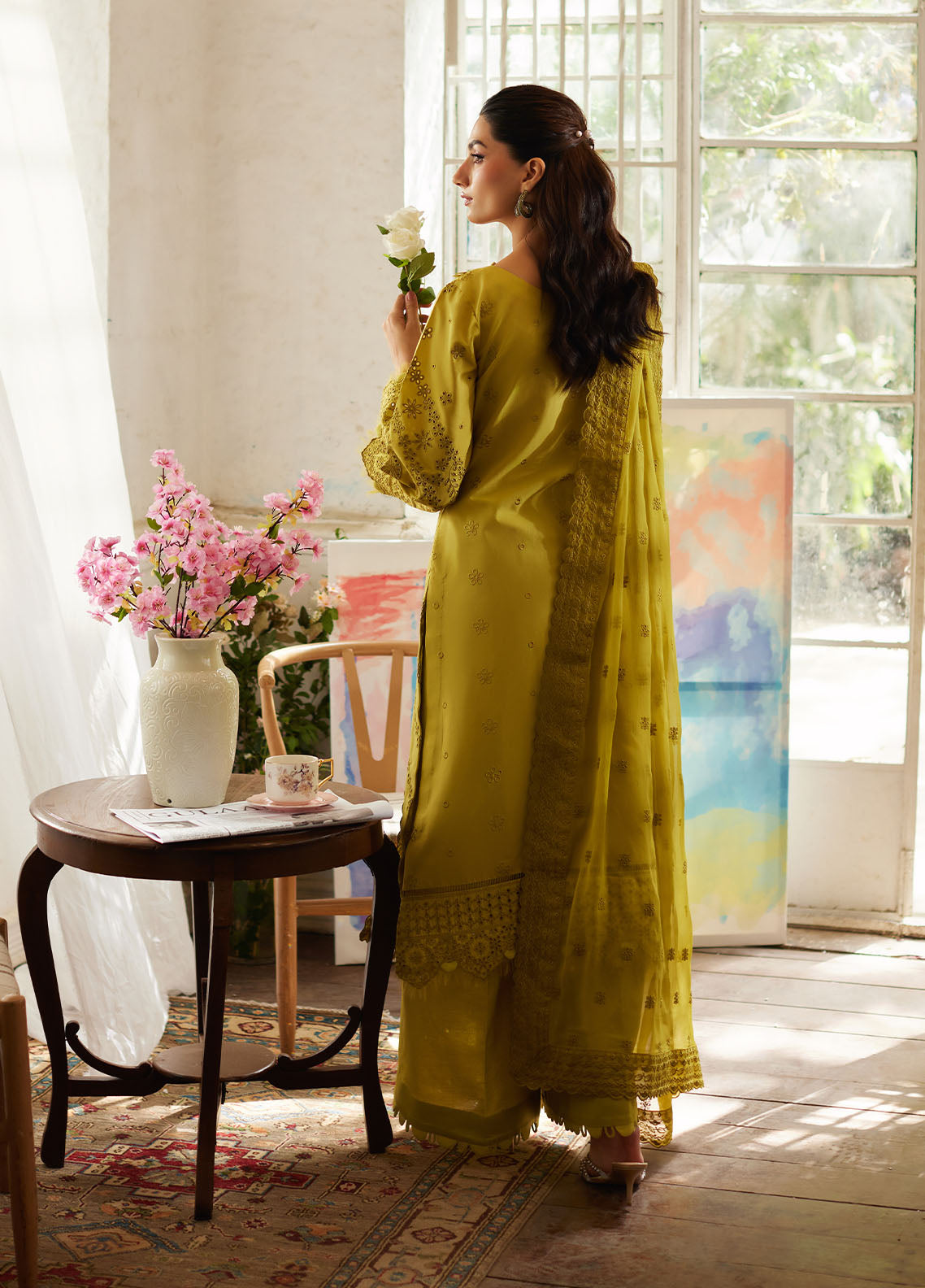 Lumiere By Gulaal Unstitched 3 Piece Chikankari Lawn Collection'2025-Aurelia
