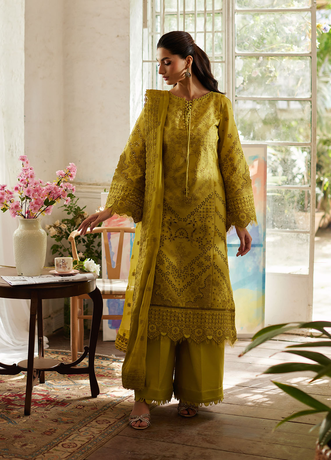 Lumiere By Gulaal Unstitched 3 Piece Chikankari Lawn Collection'2025-Aurelia
