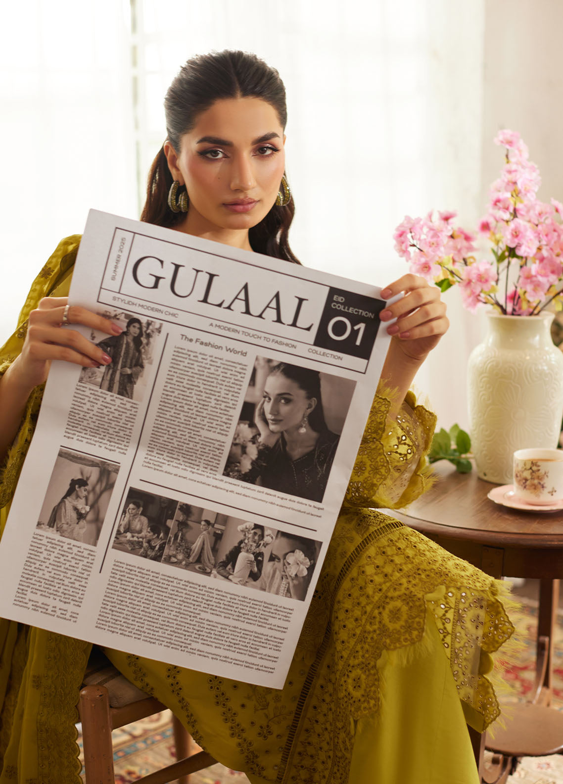 Lumiere By Gulaal Unstitched 3 Piece Chikankari Lawn Collection'2025-Aurelia
