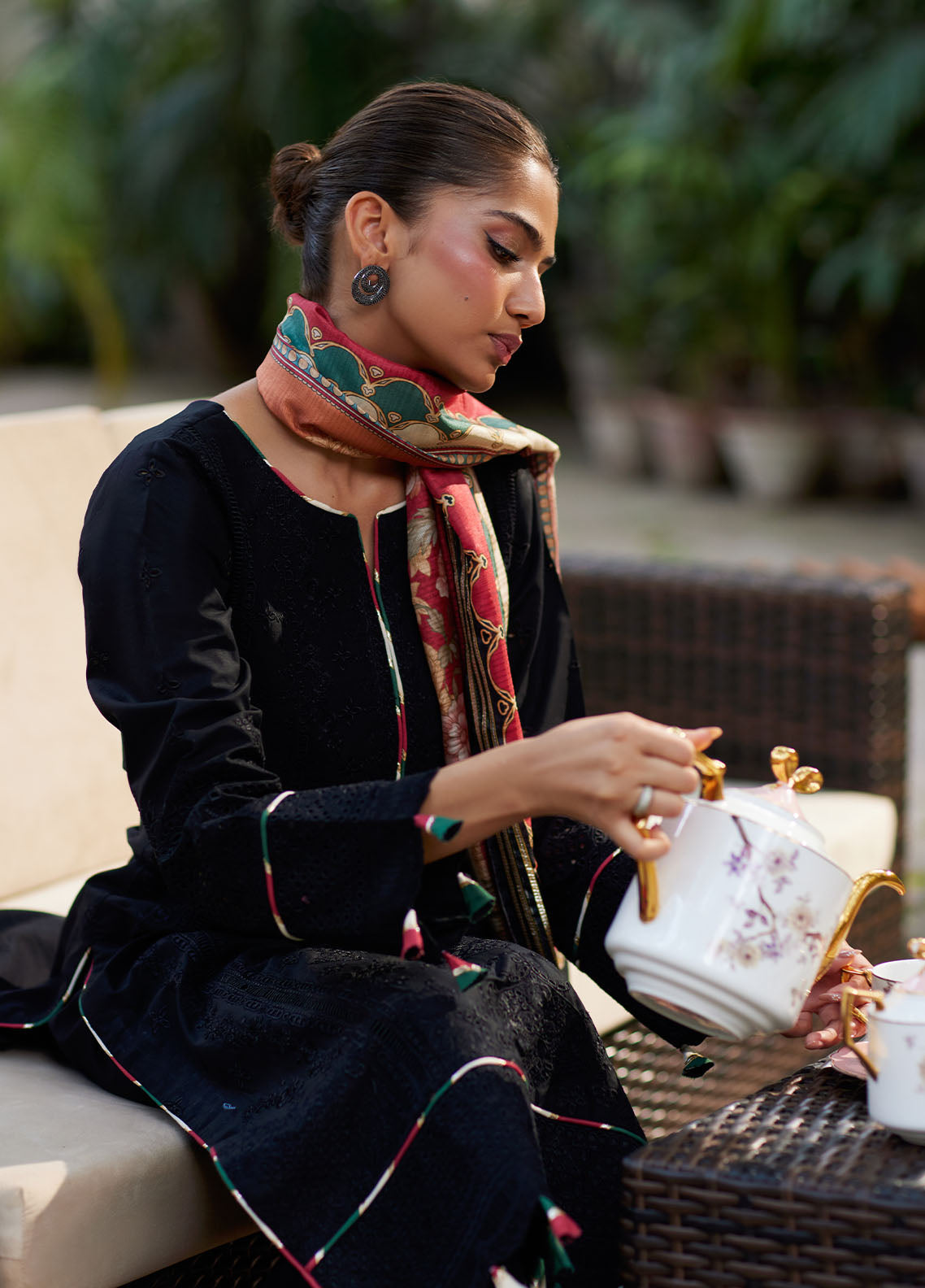 Lumiere By Gulaal Unstitched 3 Piece Chikankari Lawn Collection'2025-Solene
