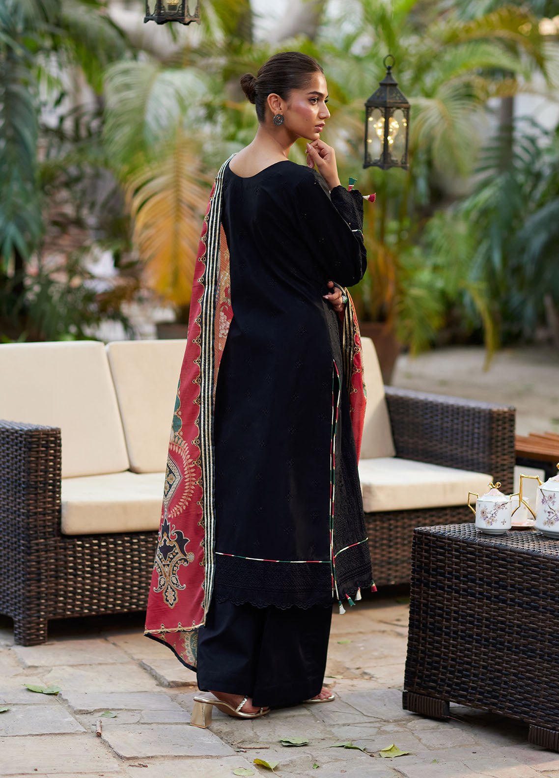 Lumiere By Gulaal Unstitched 3 Piece Chikankari Lawn Collection'2025-Solene