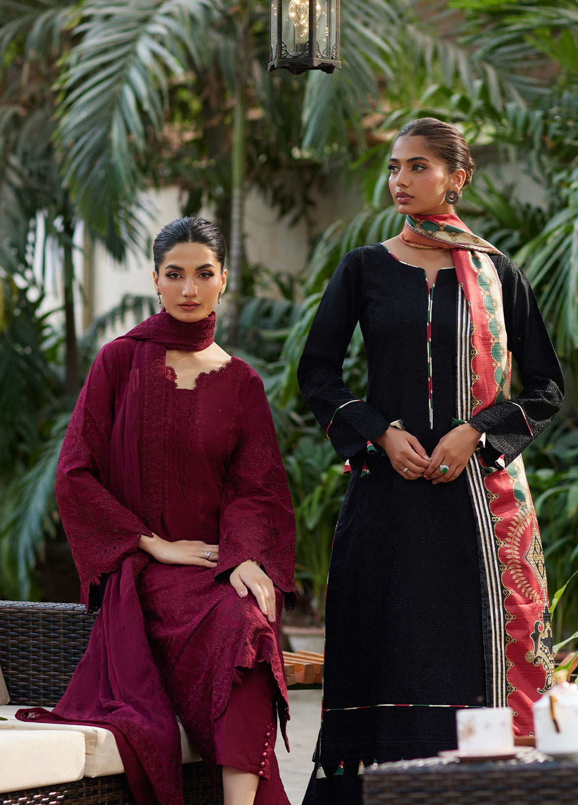 Lumiere By Gulaal Unstitched 3 Piece Chikankari Lawn Collection'2025-Solene