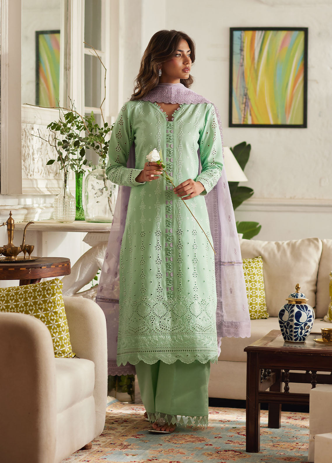 Lumiere By Gulaal Unstitched 3 Piece Chikankari Lawn Collection'2025-Alira