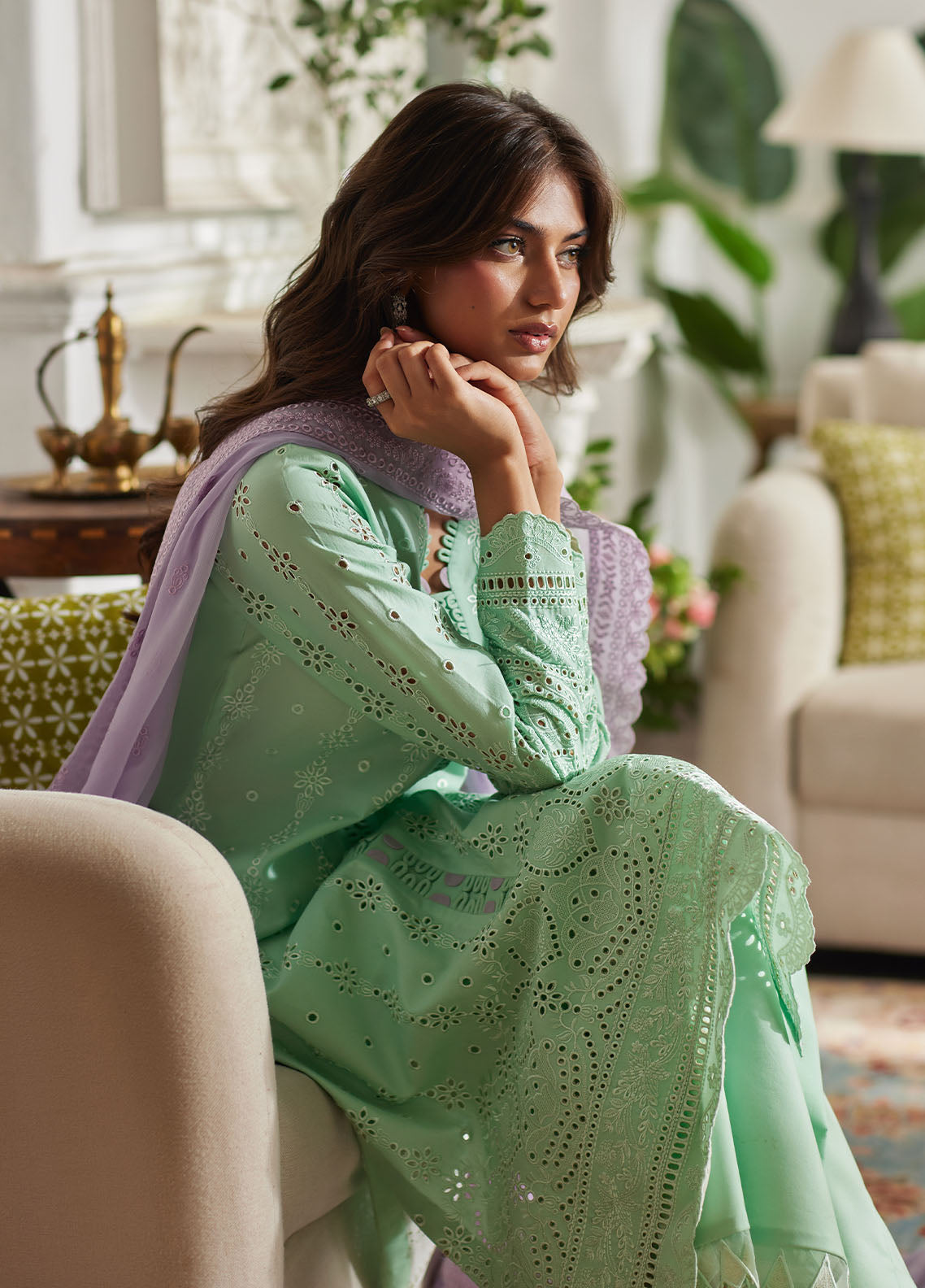 Lumiere By Gulaal Unstitched 3 Piece Chikankari Lawn Collection'2025-Alira