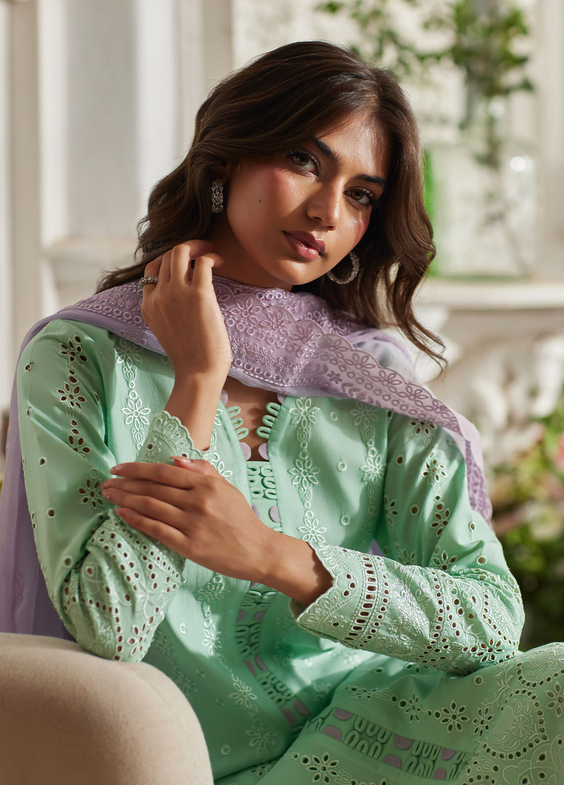 Lumiere By Gulaal Unstitched 3 Piece Chikankari Lawn Collection'2025-Alira