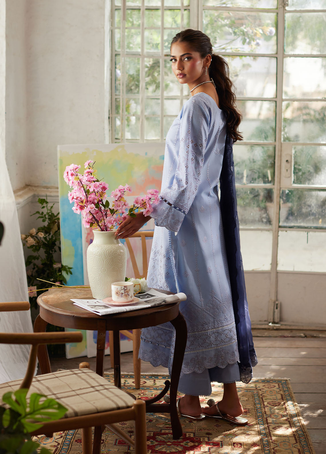 Lumiere By Gulaal Unstitched 3 Piece Chikankari Lawn Collection'2025-Zorya