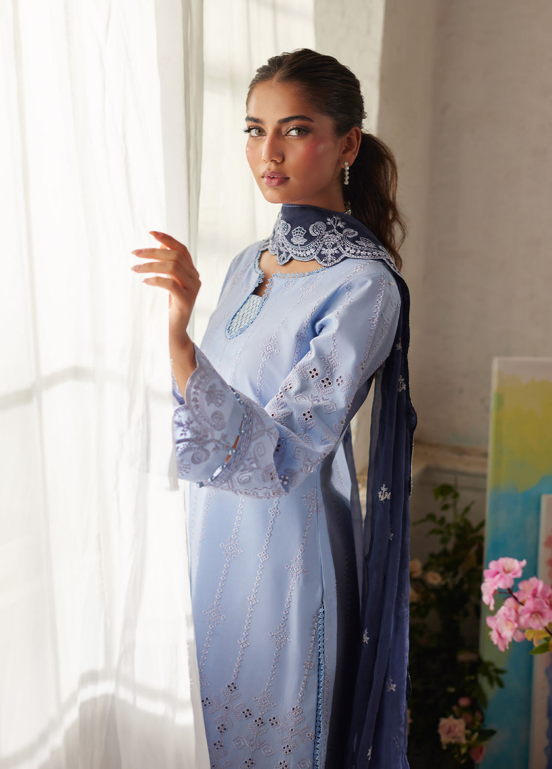 Lumiere By Gulaal Unstitched 3 Piece Chikankari Lawn Collection'2025-Zorya