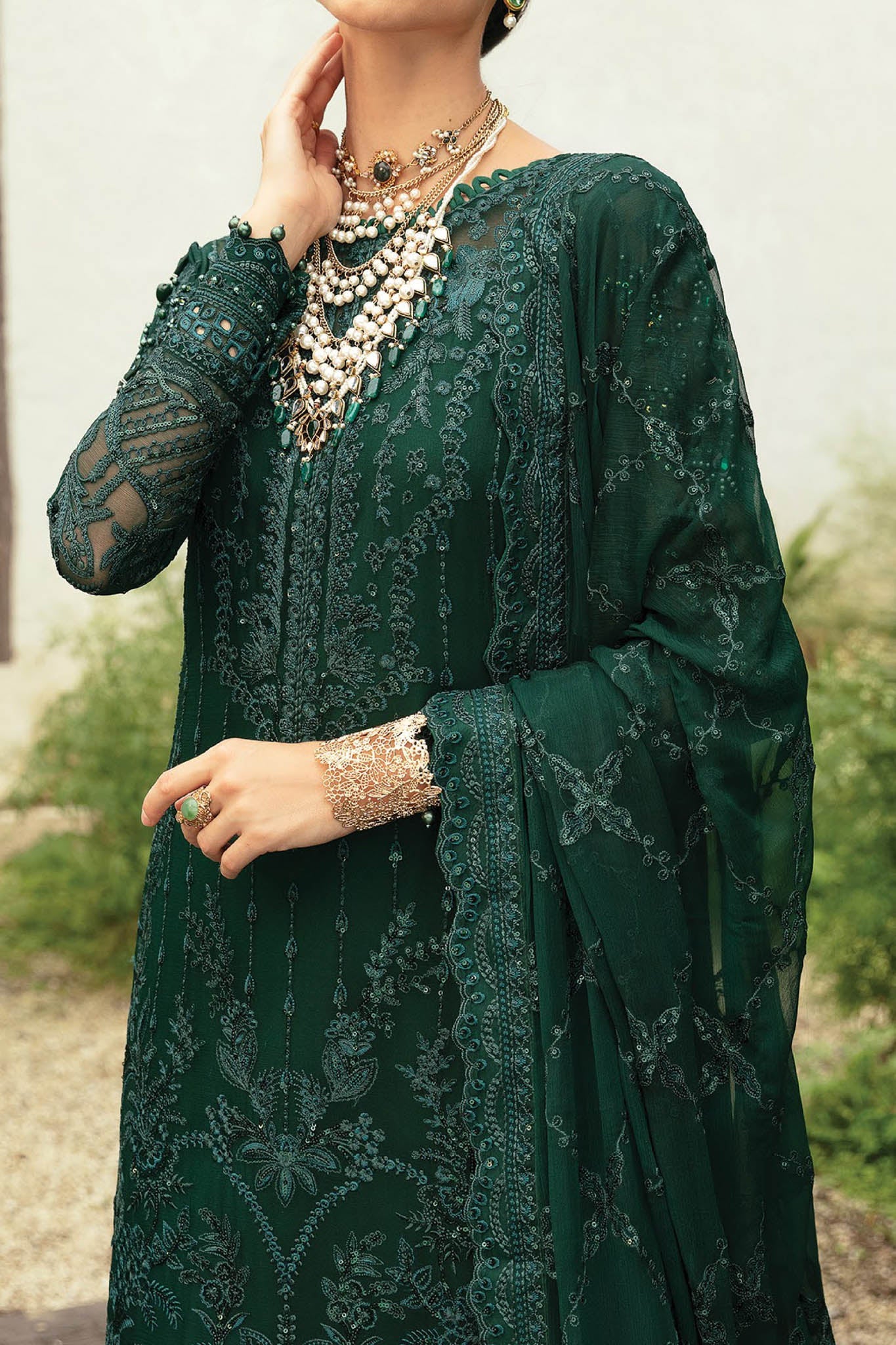 Chant D l'Amour By Gulaal Unstitched 3 Piece Emb Chiffon Eid Collection'2024-GL-05-Cassia