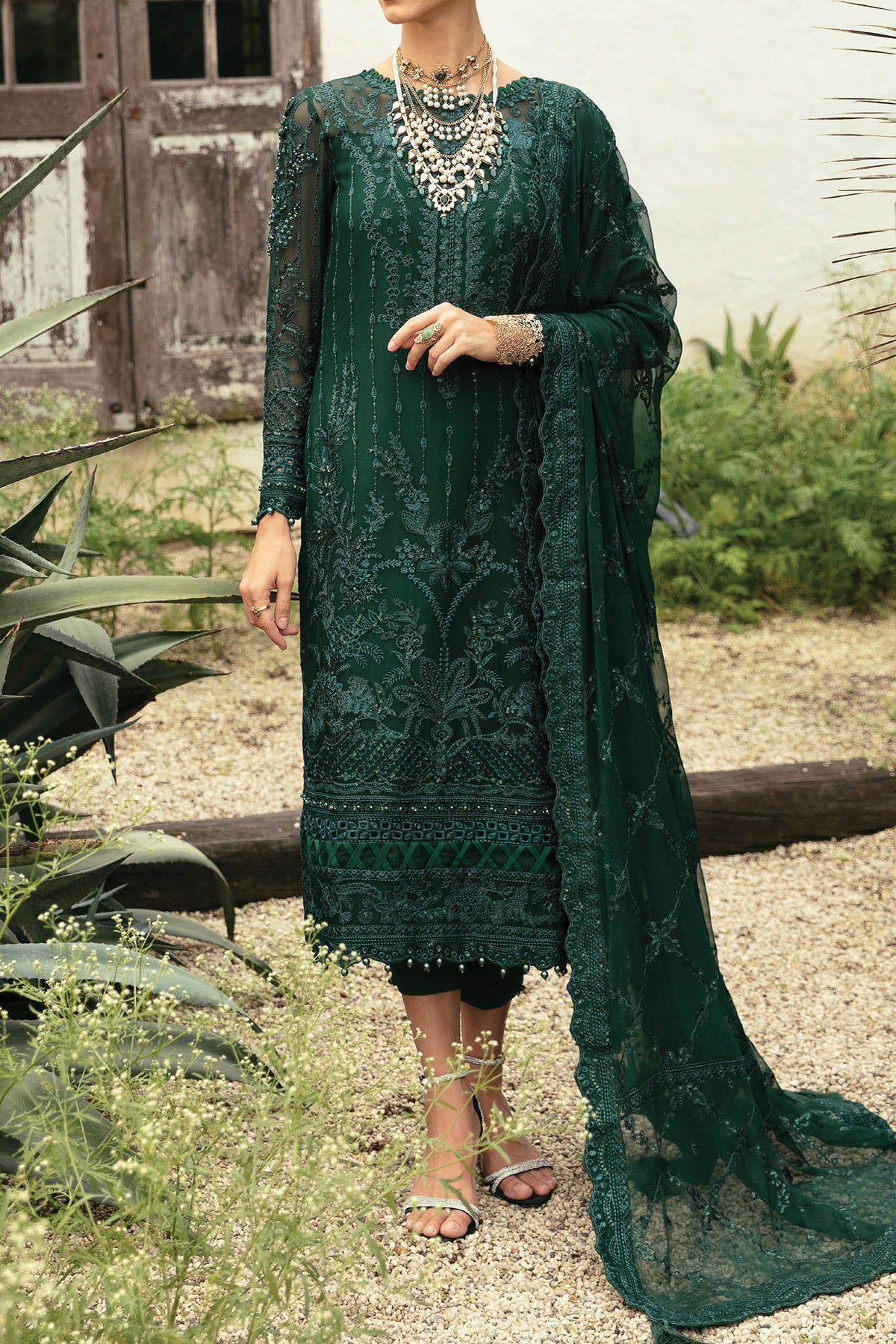 Chant D l'Amour By Gulaal Unstitched 3 Piece Emb Chiffon Eid Collection'2024-GL-05-Cassia