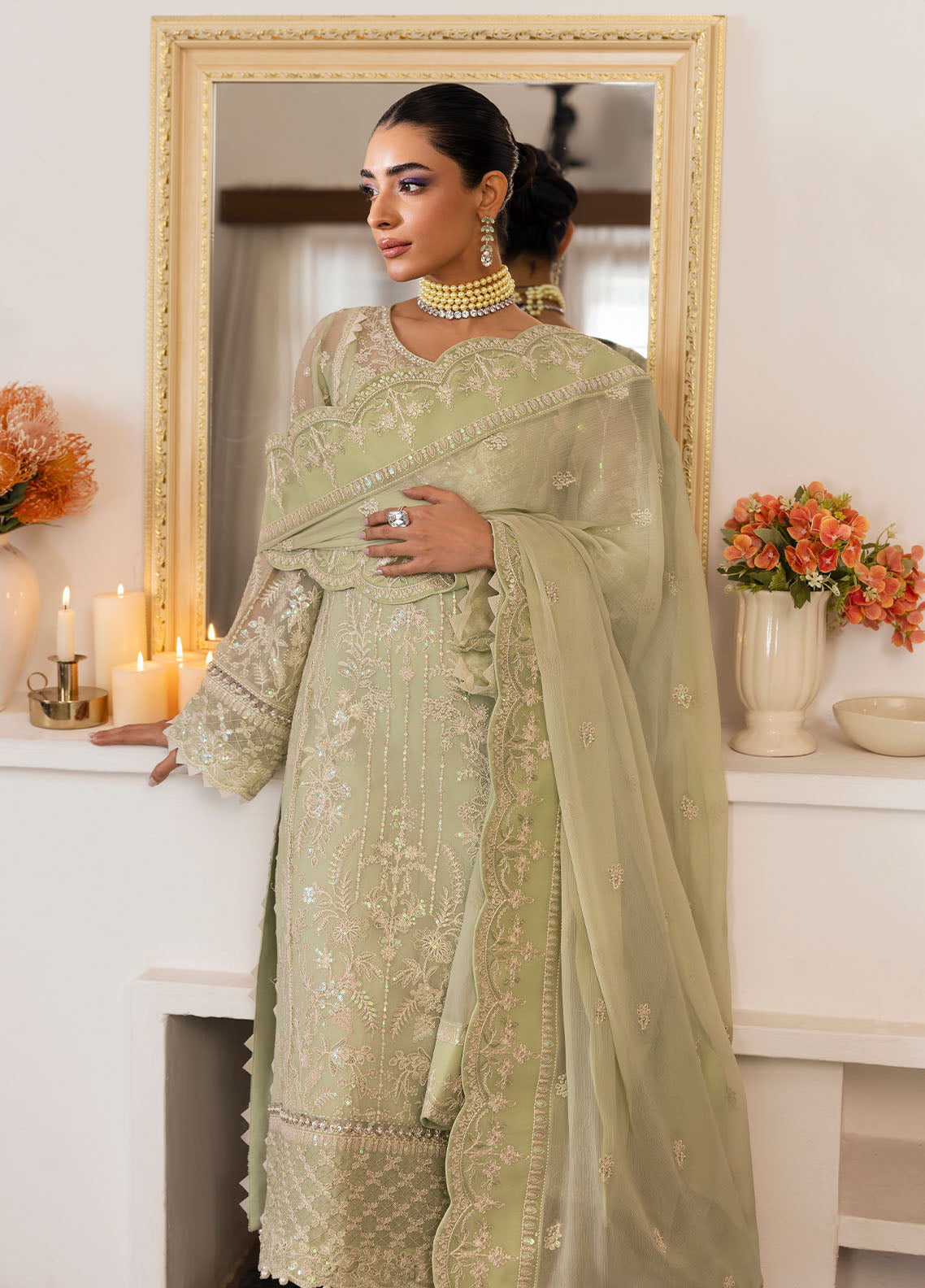 Reverie By Gulaal Unstitched 3 Piece Formals Collection'2025-Virida