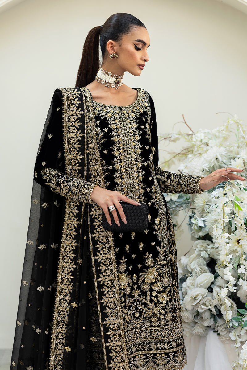 Celeste By Gulaal Unstitched 3 Piece Velvet Collection'2025-Velour