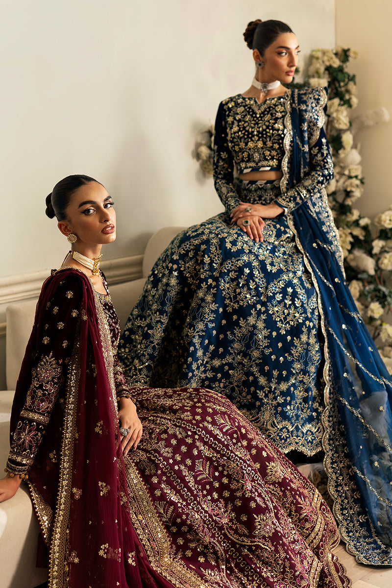 Celeste By Gulaal Unstitched 3 Piece Velvet Collection'2025-Haze