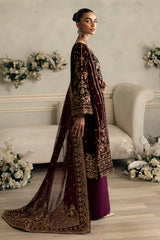 Celeste By Gulaal Unstitched 3 Piece Velvet Collection'2025-Ember