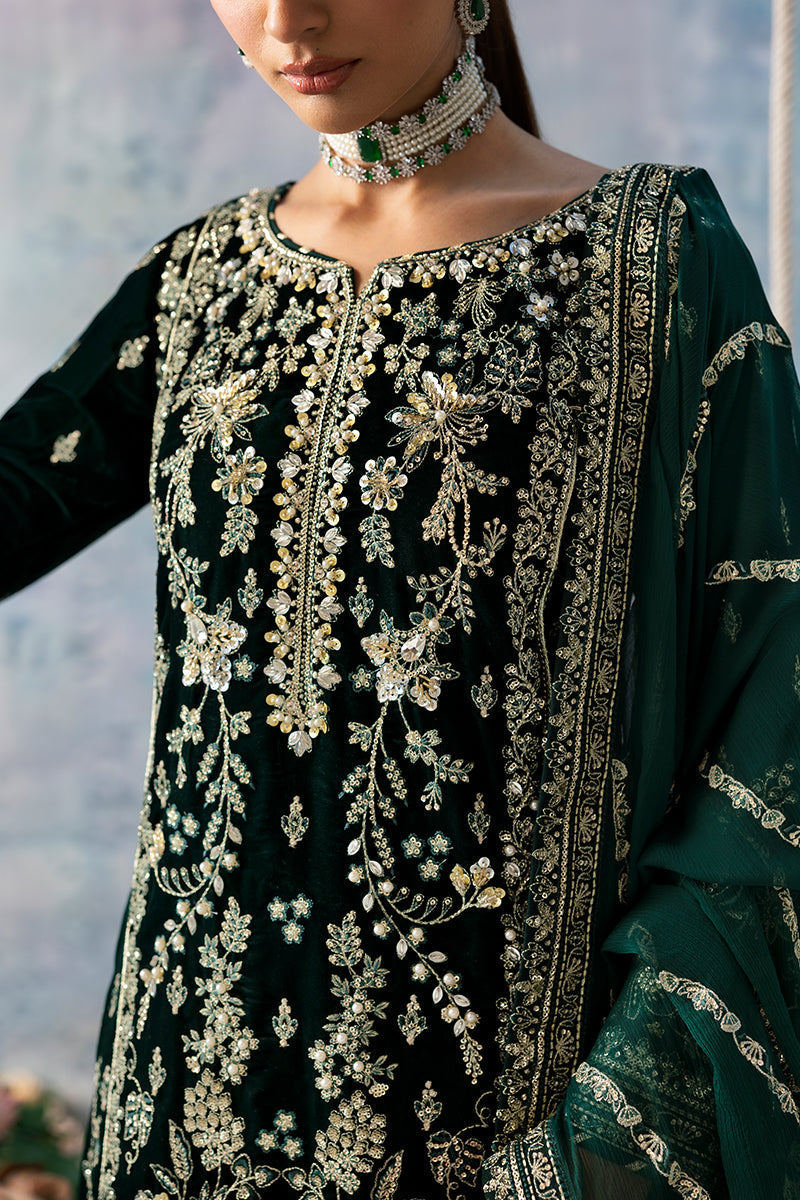 Celeste By Gulaal Unstitched 3 Piece Velvet Collection'2025-Eden