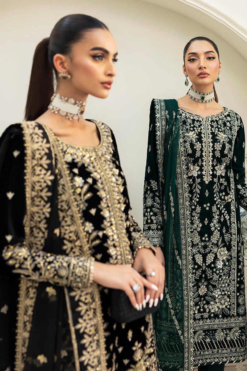 Celeste By Gulaal Unstitched 3 Piece Velvet Collection'2025-Eden