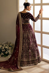 Celeste By Gulaal Unstitched 3 Piece Velvet Collection'2025-Carmine
