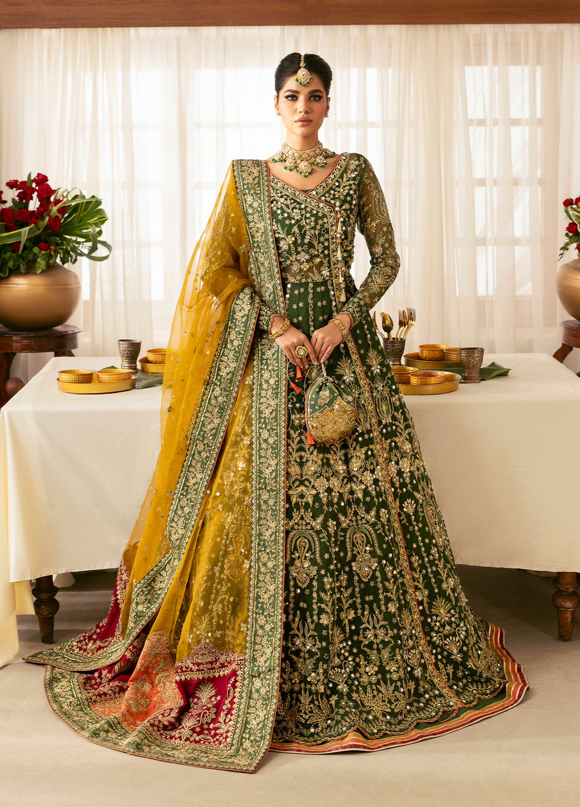 Chaandni By Gulaal Unstitched 3 Piece Wedding Formals Collection'2025-Maahru
