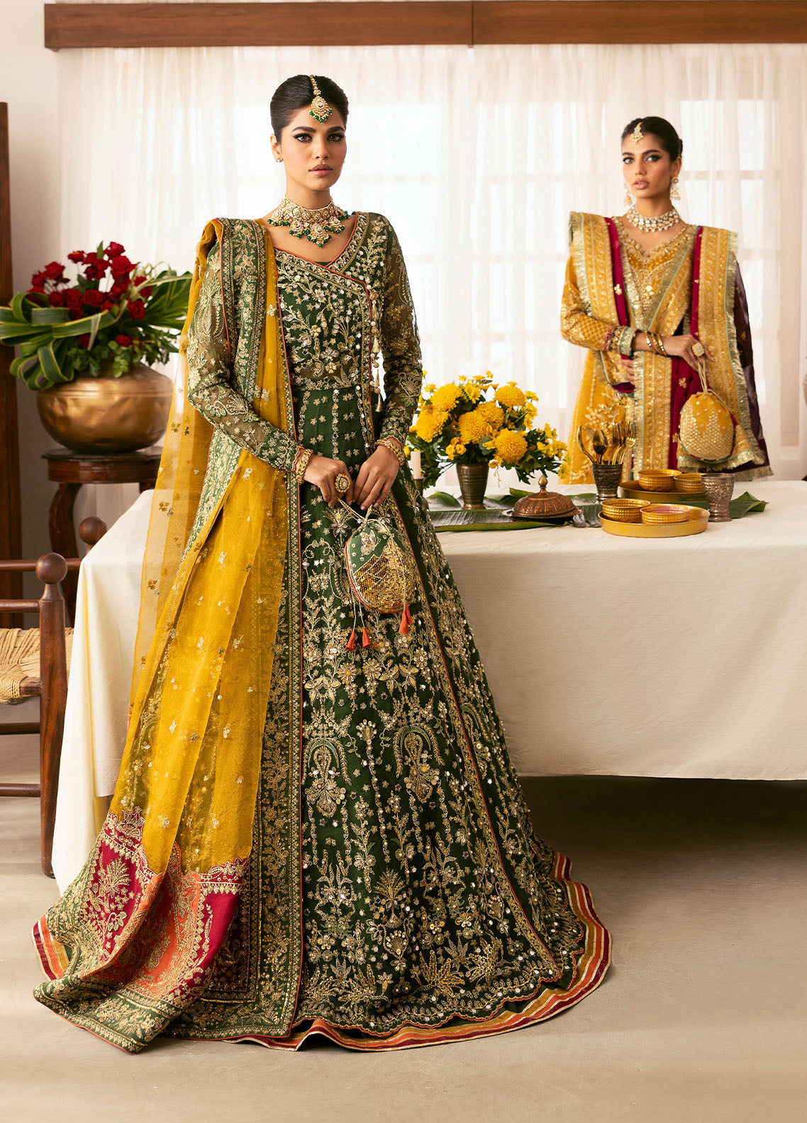 Chaandni By Gulaal Unstitched 3 Piece Wedding Formals Collection'2025-Maahru