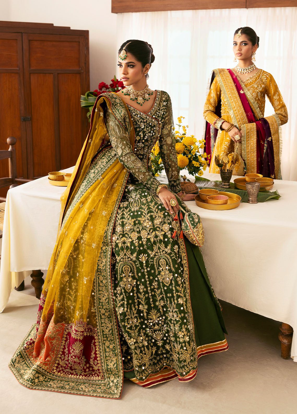 Chaandni By Gulaal Unstitched 3 Piece Wedding Formals Collection'2025-Maahru