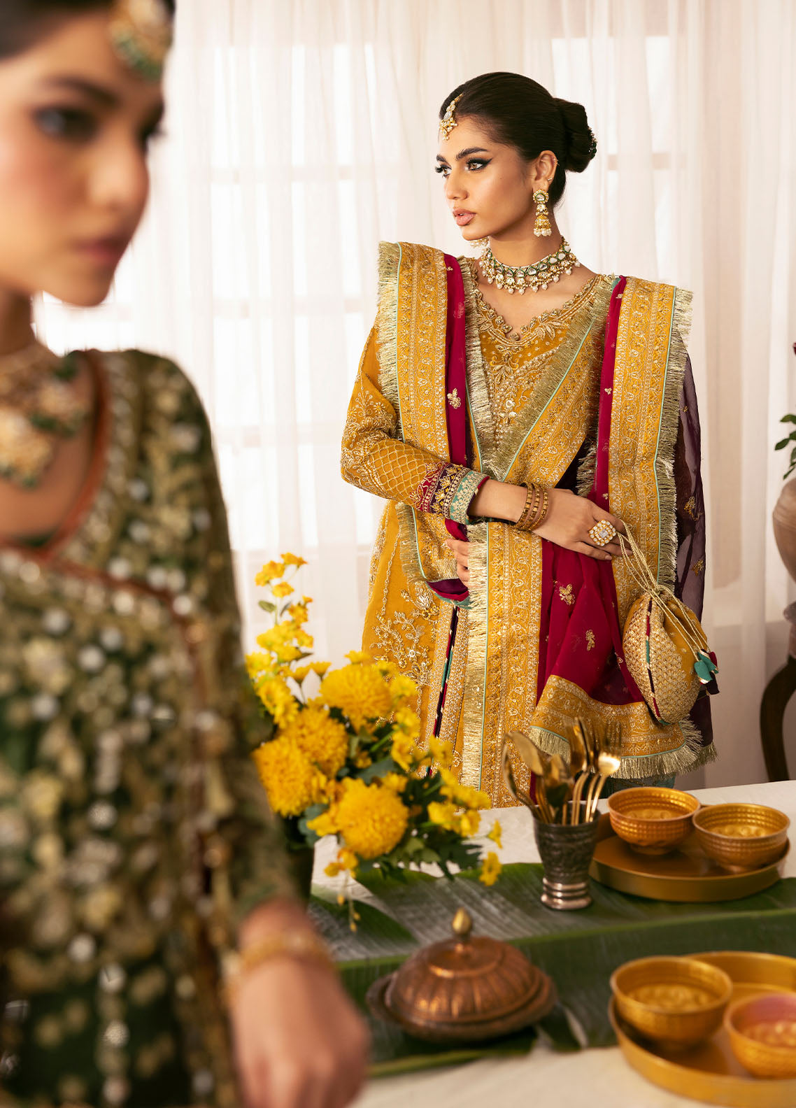 Chaandni By Gulaal Unstitched 3 Piece Wedding Formals Collection'2025-Maahru