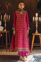 Qarmazi By Zaaviay Stitched Giti (Three Piece)