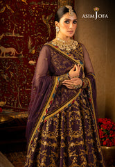 Asim Jofa Velvet Festive Ajvf-03 Embroidered Net 3 Pcs