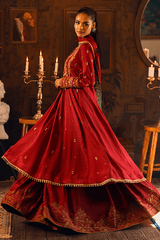 Qarmazi By Zaaviay Stitched Gulnaar (Three Piece)