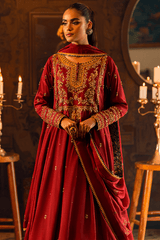 Qarmazi By Zaaviay Stitched Gulnaar (Three Piece)